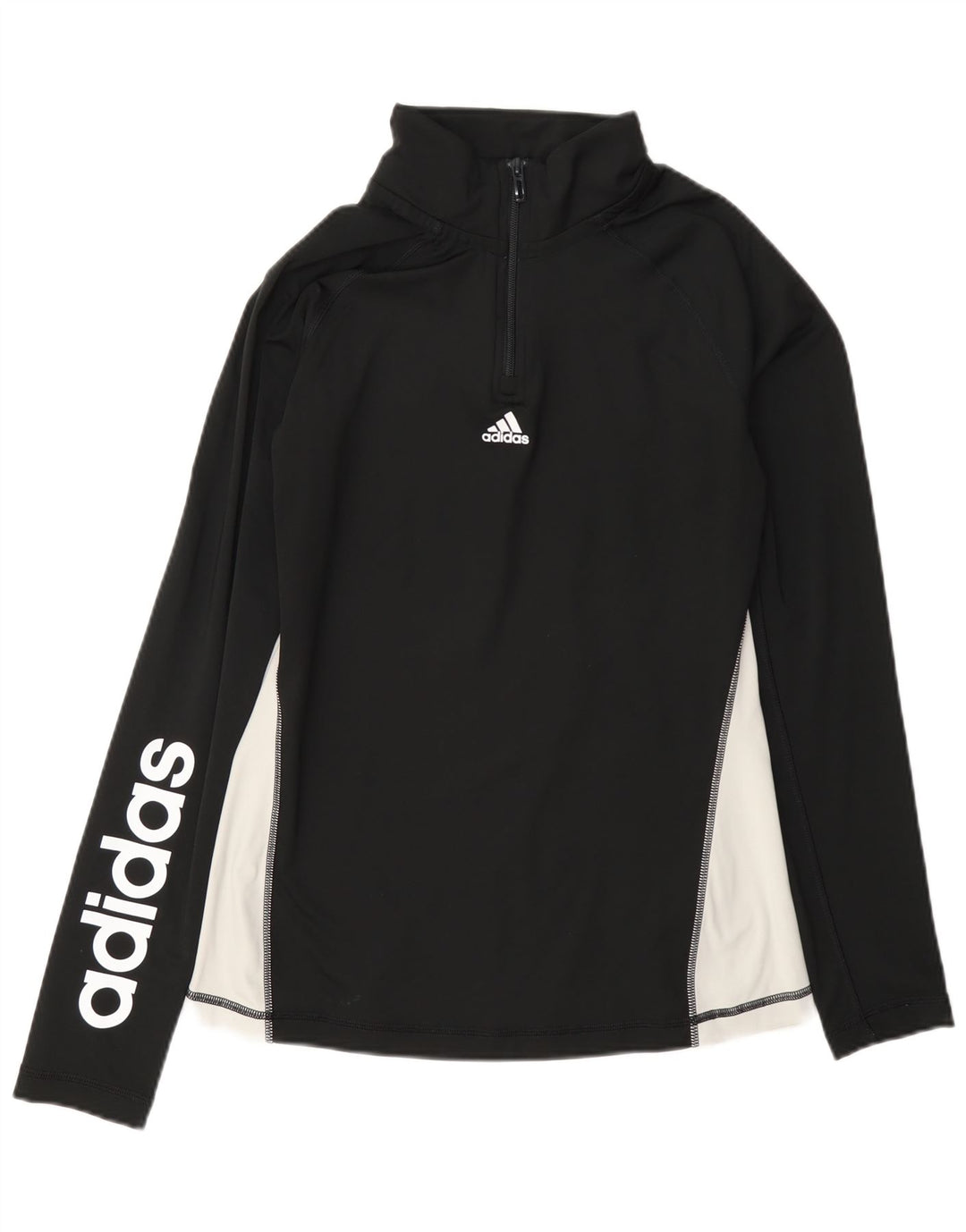 Adidas Graphic Pullover Træningsdragt Top UK 12/14 Medium Sort
