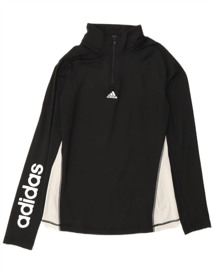 Adidas Graphic Pullover Træningsdragt Top UK 12/14 Medium Sort