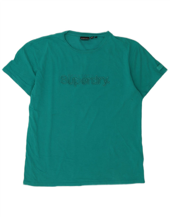Superdry Herre grafisk T-shirt Top Lille grøn bomuld