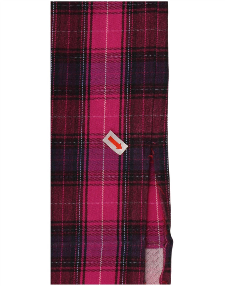 MOSCHINO Lige Casual Bukser til kvinder UK 10 Small W28 L28 Pink Check