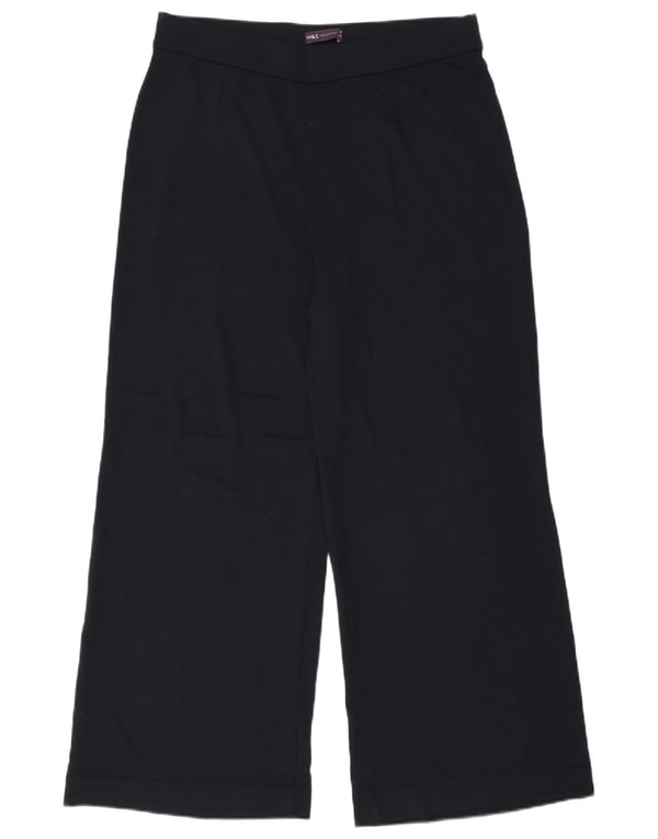 Marks & Spencer Dame træningsdragt Bukser UK 16 Large Navy Blue Viscose