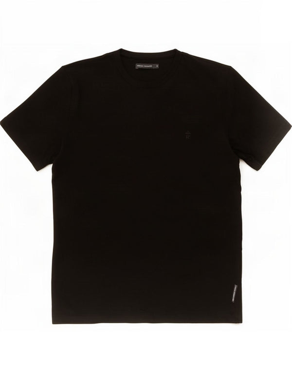 French Connection Mens T-Shirt Top Medium Black Cotton