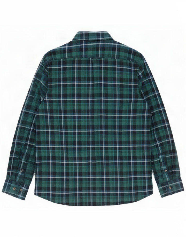 Ben Sherman Herre Flannel Shirt Large Green Check