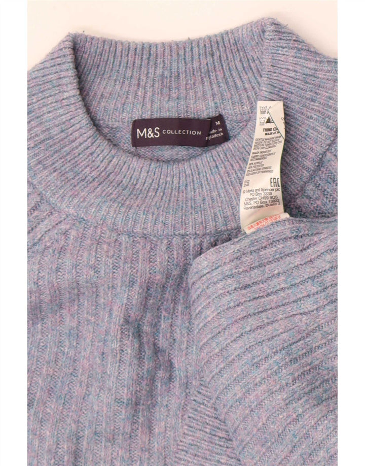Marks & Spencer Dame sweater med rund hals DK 14 Medium Navy Blue
