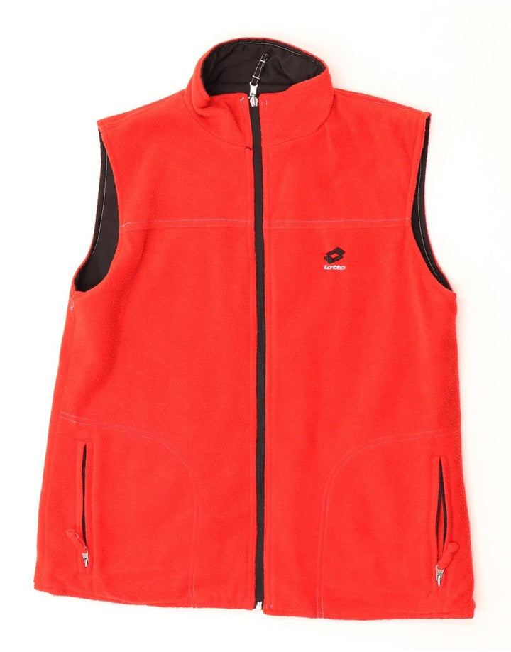 Lotto Herre Reversible Gilet UK 36 Small Black Polyester