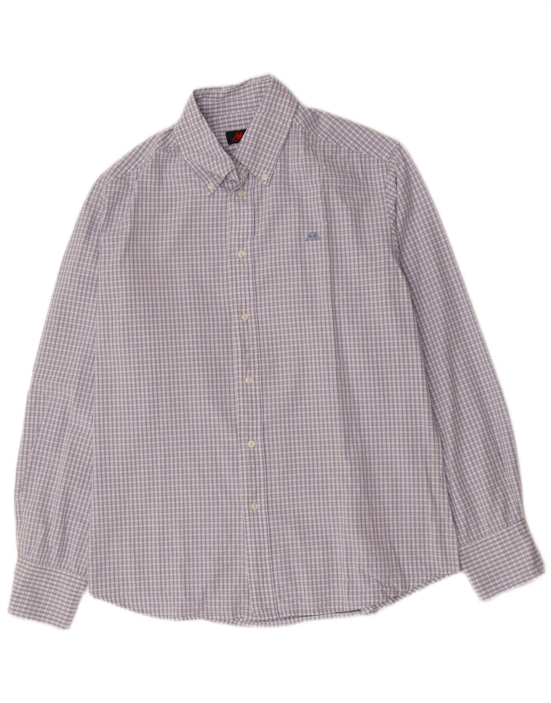 KAPPA Herreskjorte Stor Blå Gingham Bomuld