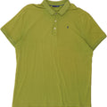 TRUSSARDI JEANS Mens Polo Shirt 3XL Green Vintage Trussardi Jeans and Second-Hand Trussardi Jeans from Messina Hembry 