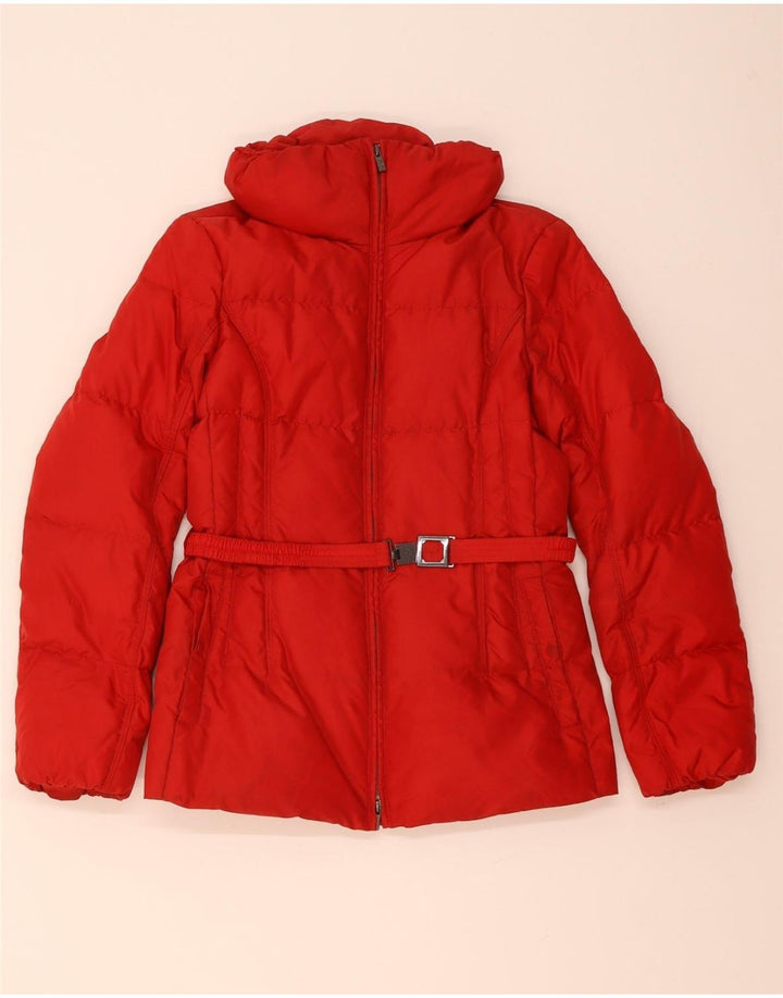 Armani Collezioni Dame Polstret Jakke IT 44 Medium Rød