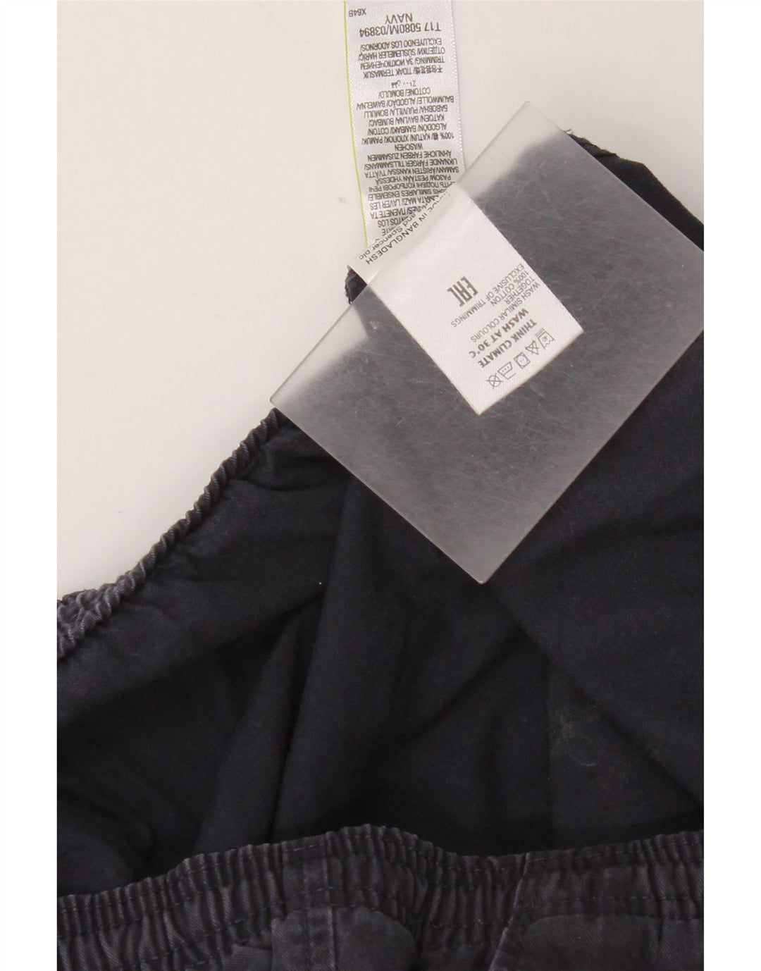 Marks & Spencer Herre Regular Chino Bukser W39 L29 Marineblå Bomuld