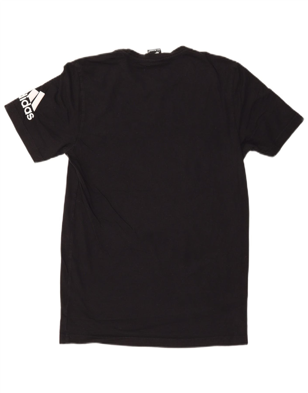 Adidas Herre All Blacks Grafisk T-Shirt Top Lille Sort