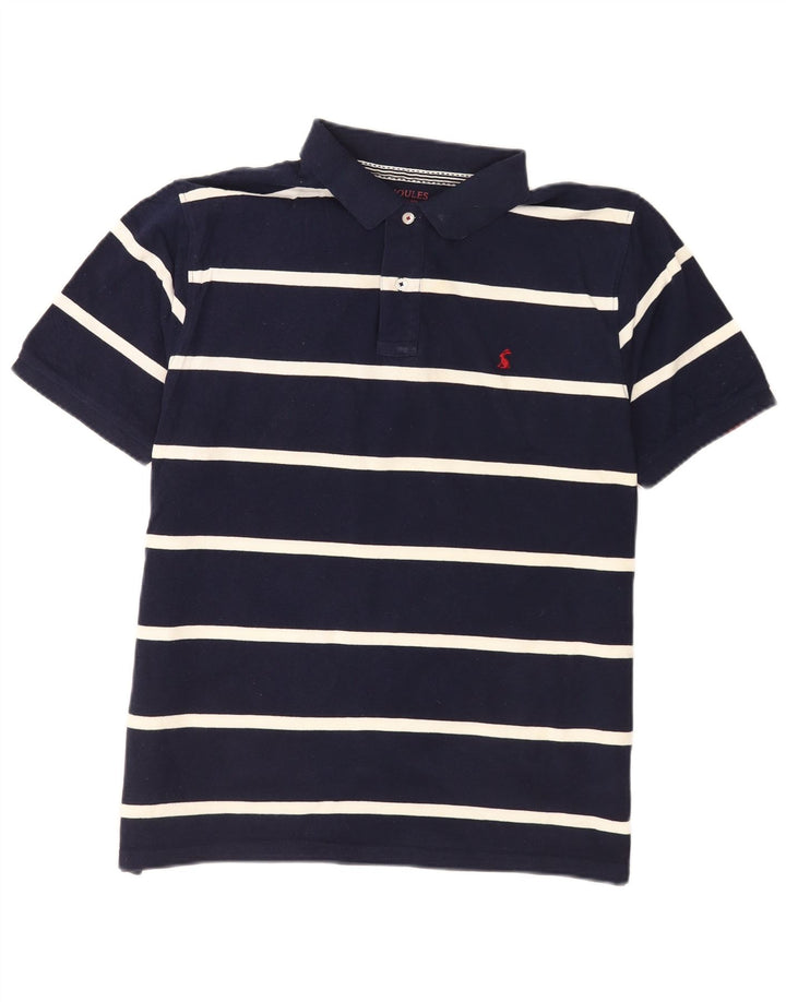Joules Poloshirt til mænd Stor marineblå stribet bomuld