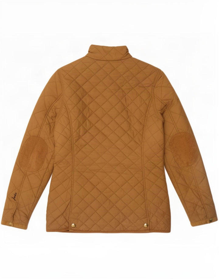Joules Quiltet jakke til kvinder UK 8 Small Beige Polyamid