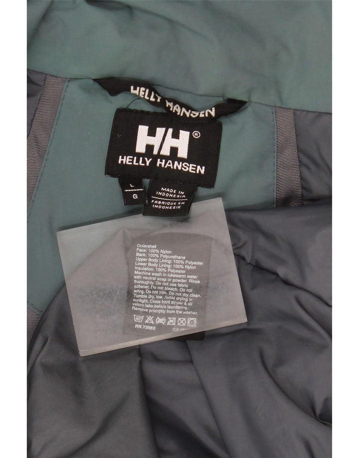 Helly Hansen Herre Hættevindjakke UK 40 Large Blue Colourblock