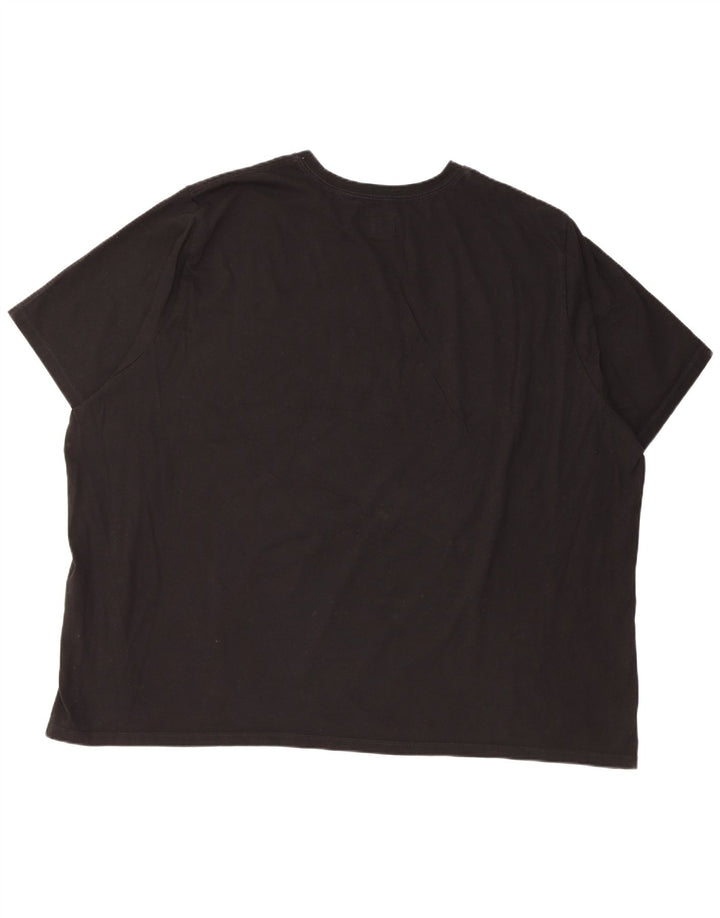 LEVI'S Herre Standard T-Shirt Top 4XL Sort Bomuld