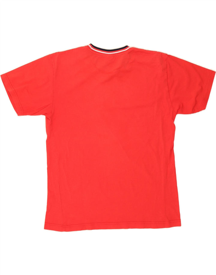 FILA Mens T-Shirt Top IT 52 Large Red Vintage Fila and Second-Hand Fila from Messina Hembry 