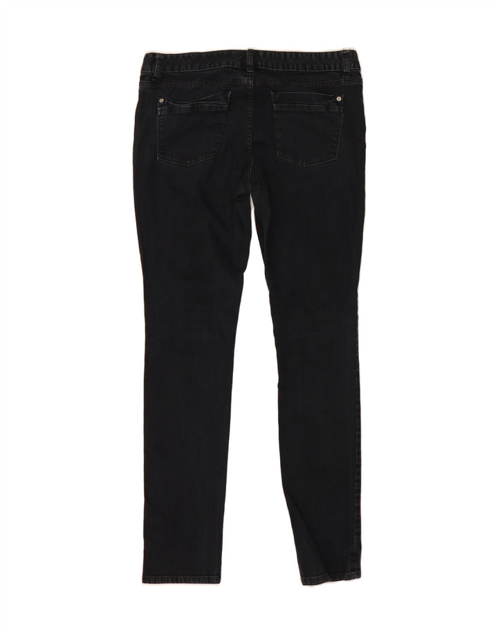 MOSSIMO Womens Skinny Jeans US 12 Large W34 L33 Black Cotton Vintage Mossimo and Second-Hand Mossimo from Messina Hembry 