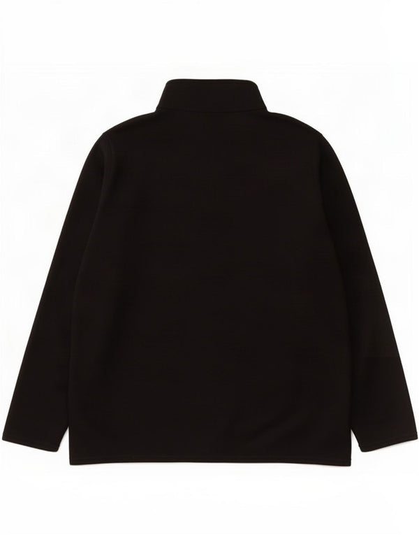 Marks & Spencer Dame Oversized Fleecejakke UK 24 4XL Sort Polyester