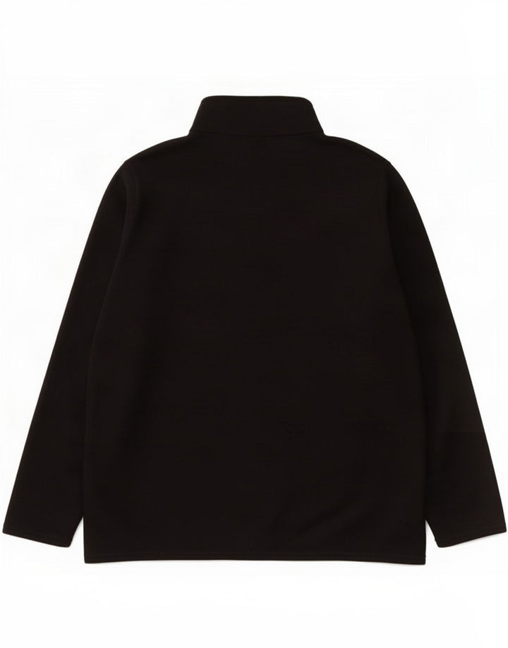 Marks & Spencer Dame Oversized Fleecejakke UK 24 4XL Sort Polyester