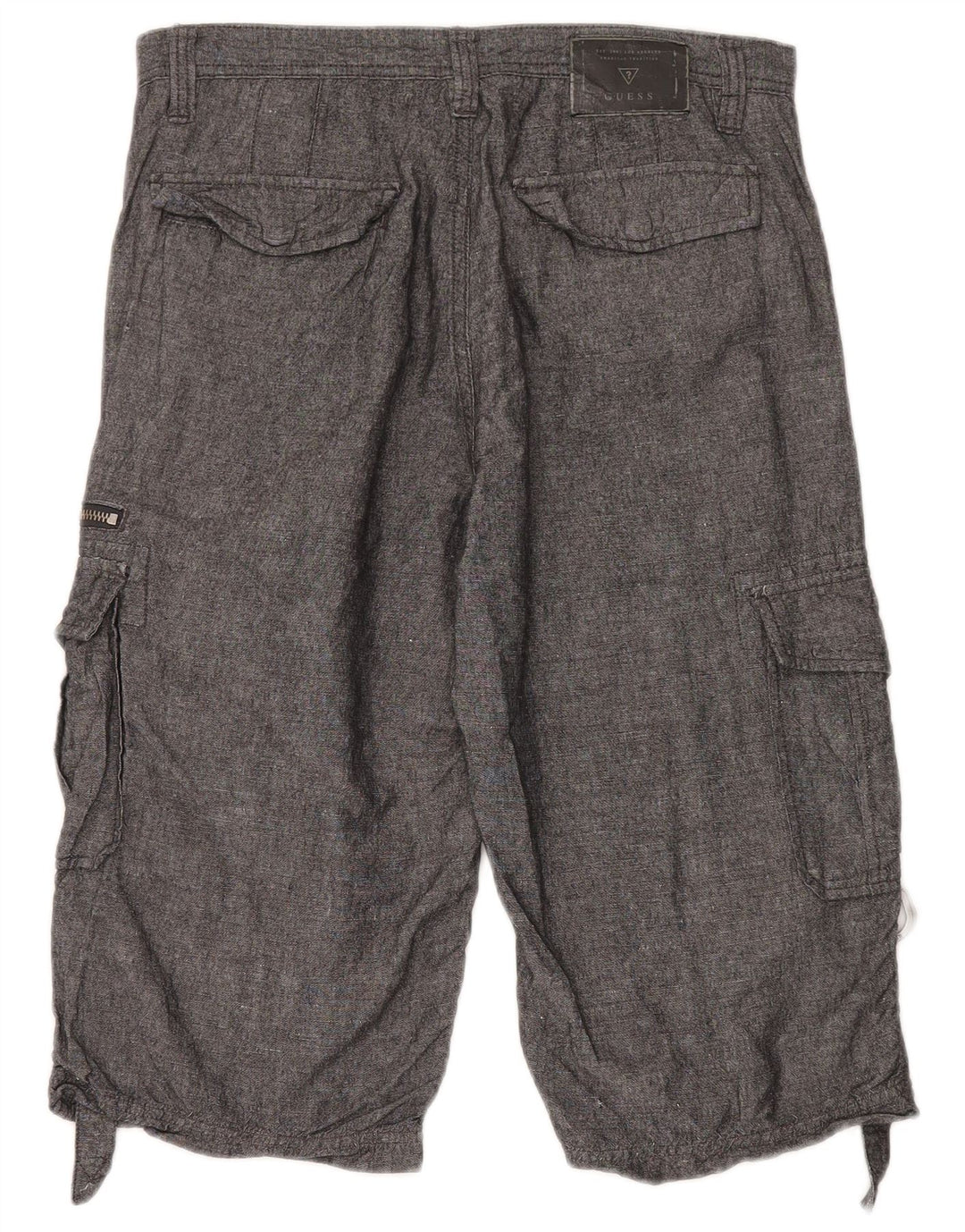 Guess Herre Cargo Shorts W30 Medium Grey Linen