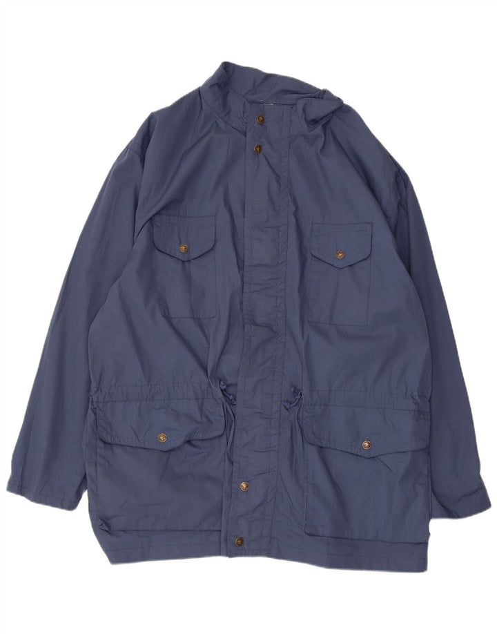 Vintage Herre Utility Jacket IT 52 XL Blå Polyester