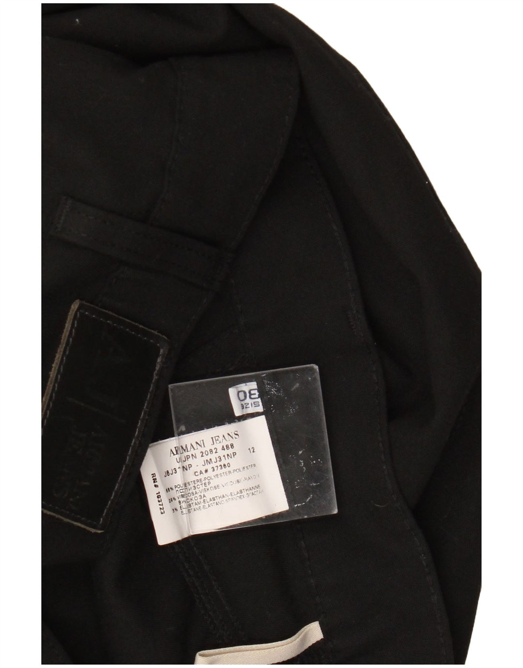 Armani Dame Slim Casual Bukser W30 L30 Sort Polyester