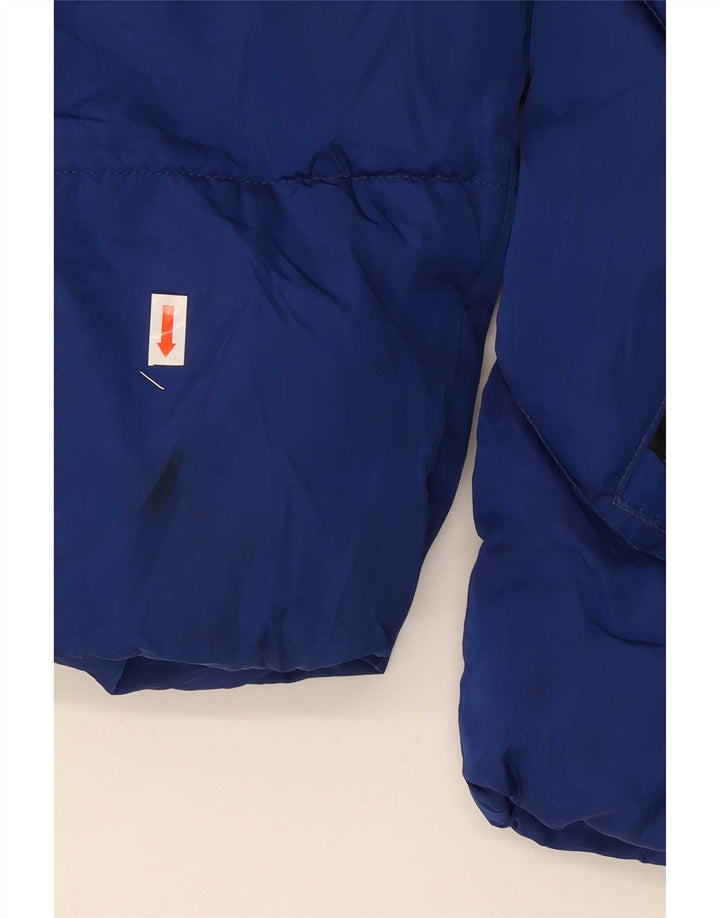 Superdry Polstret hættejakke til mænd UK 38 Medium Blue Polyester