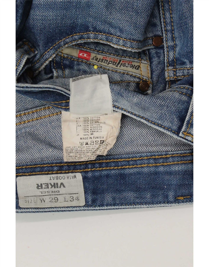Diesel Herre Viker Denim Shorts W29 Medium Blue Bomuld
