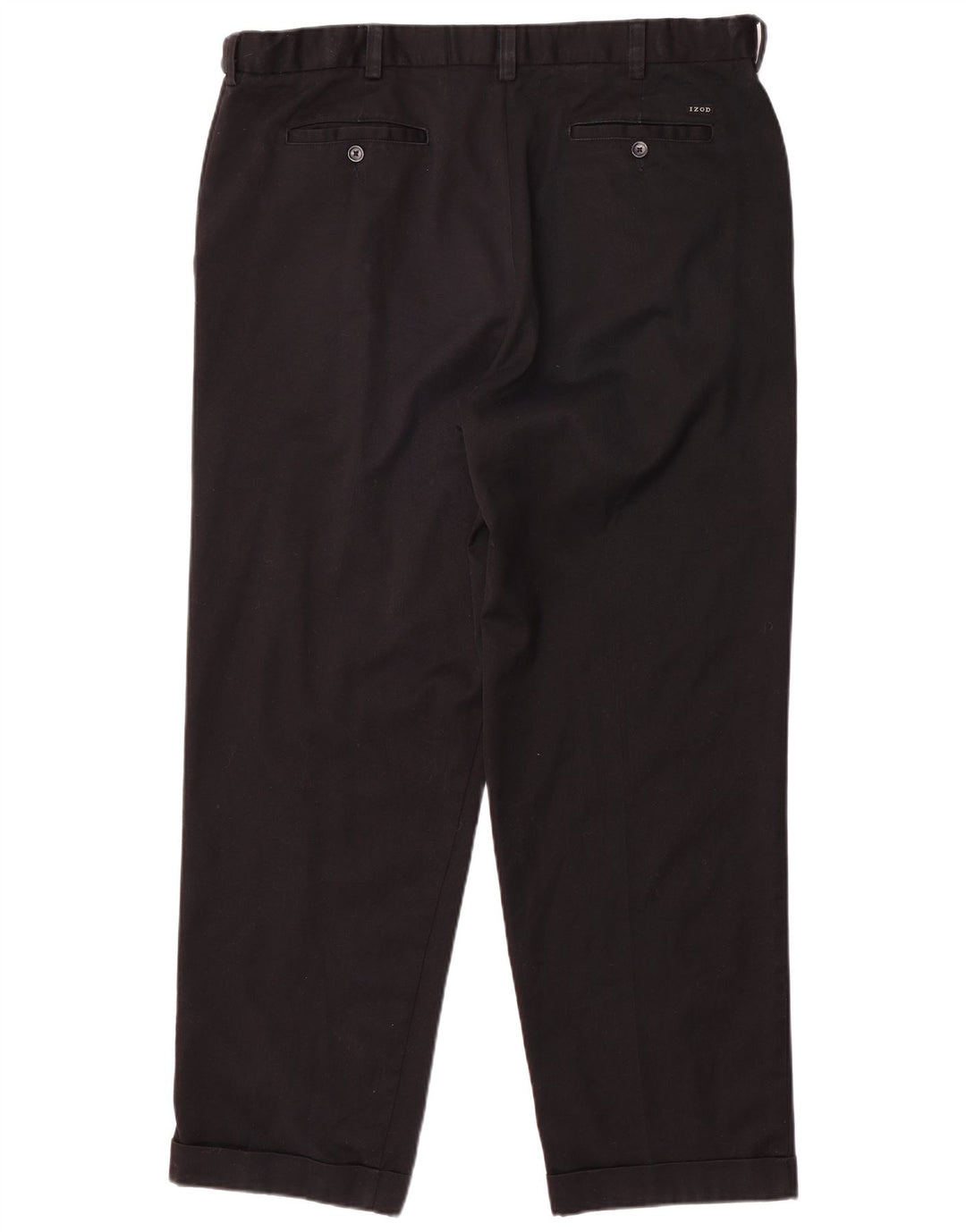 Izod Herre Pegged Chino Bukser W38 L31 Sort Polyester