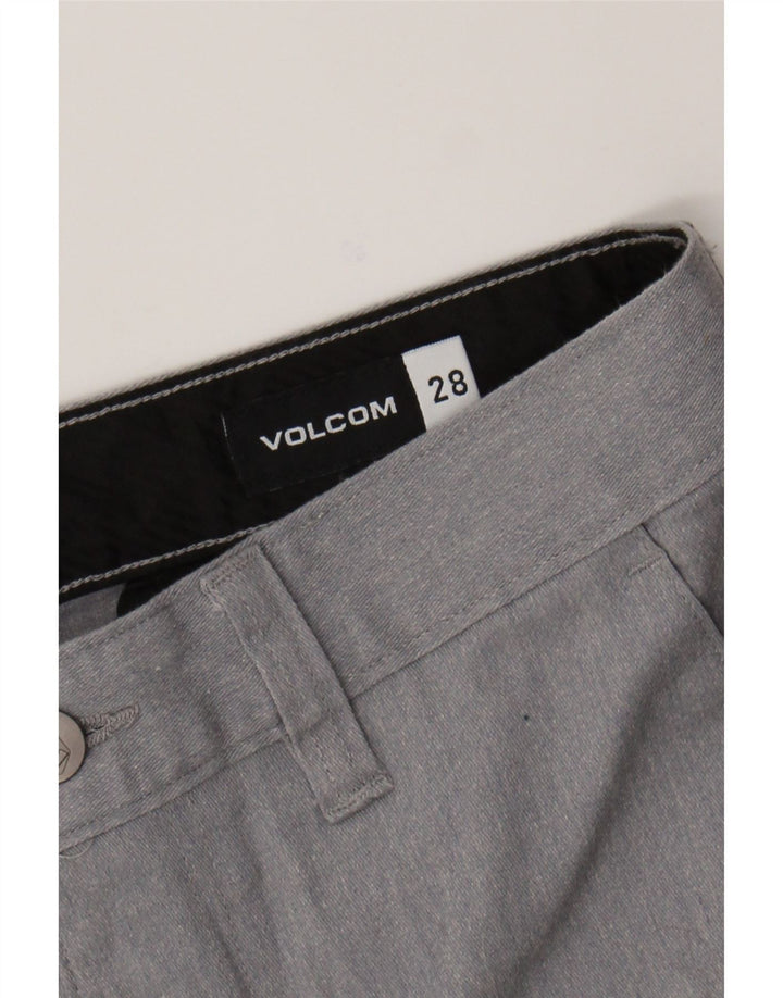 VOLCOM Mens Chino Shorts W28 Small Grey Cotton Vintage Volcom and Second-Hand Volcom from Messina Hembry 