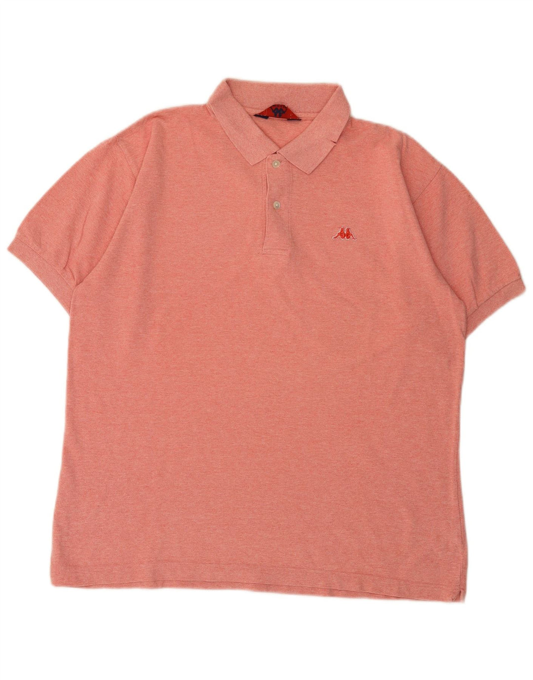 Kappa herre poloskjorte stor pink bomuld