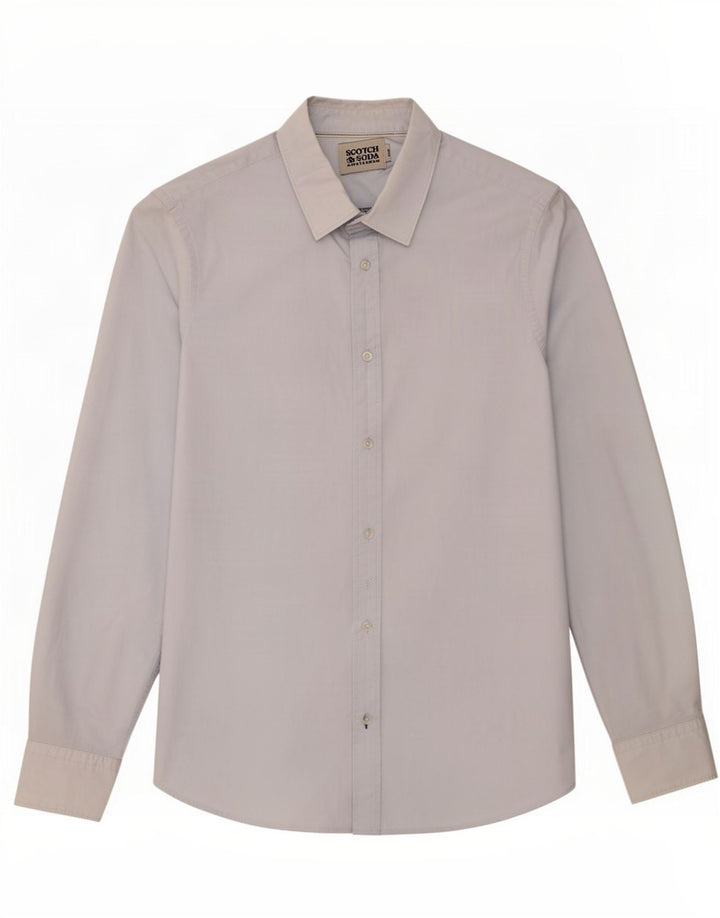 Scotch & Soda Herre Slim Fit skjorte Medium Blue Bomuld