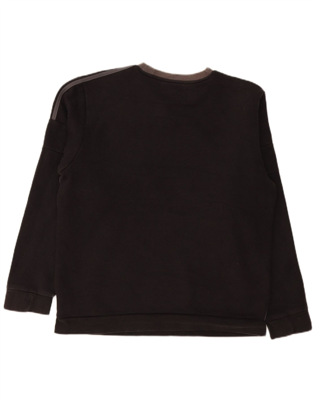 Adidas Herre Sweatshirt Jumper Large Grå Colourblock Bomuld