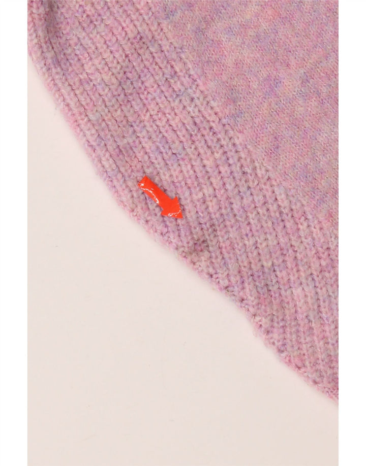Marks & Spencer Dame sweater med rund hals DK 14 Medium Pink Akryl