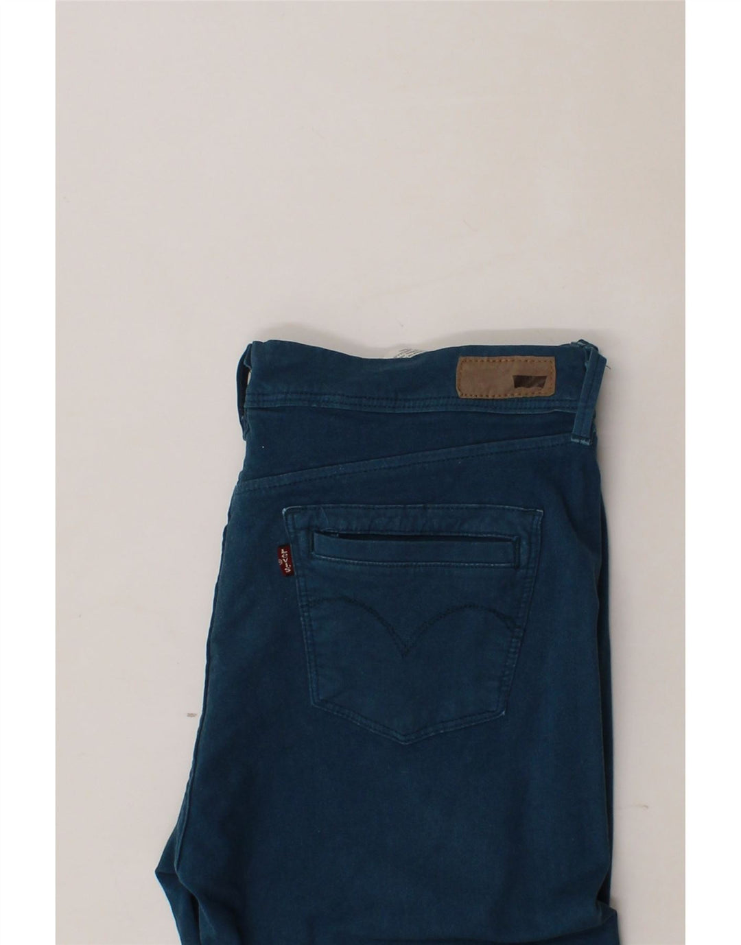 LEVI'S Womens Legging Casual Trousers W31 L28 Blue Cotton Vintage Levi's and Second-Hand Levi's from Messina Hembry 