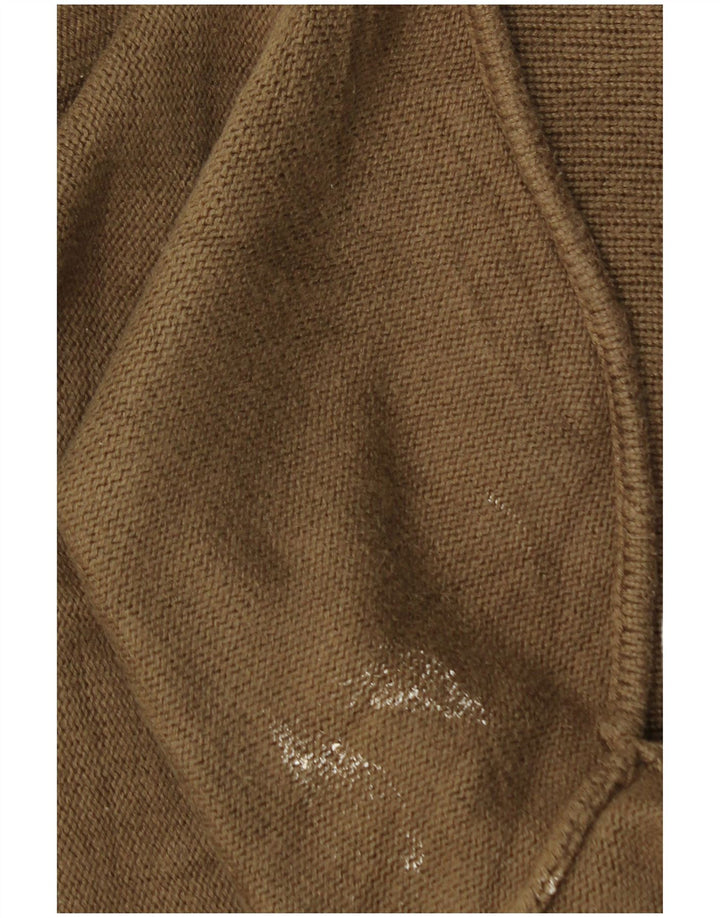 Michael Kors Dame Boat Neck Jumper Sweater UK 14 Medium Khaki