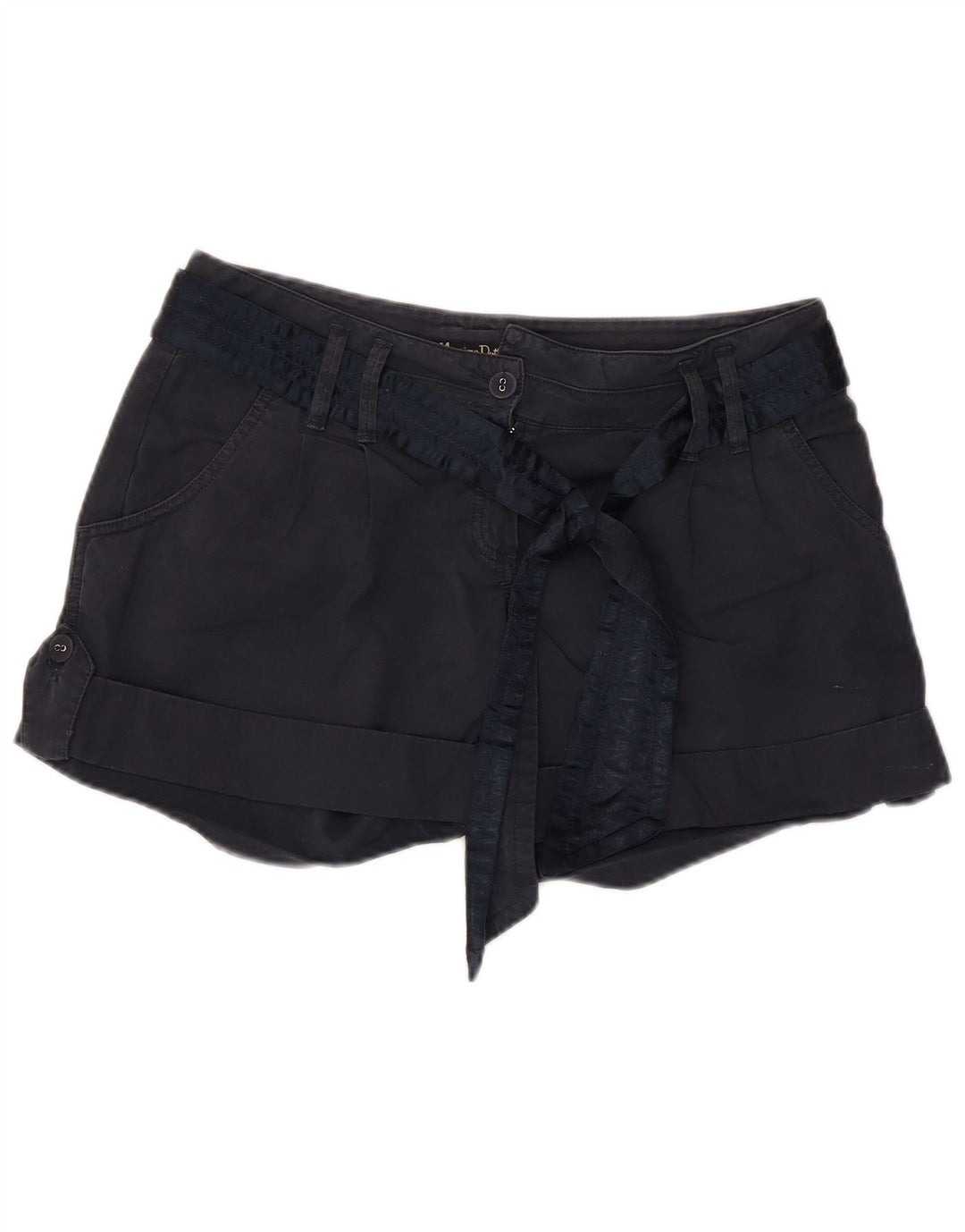 Massimo Dutti Dame Chino Shorts EU 40 Medium W30 Marineblå Bomuld