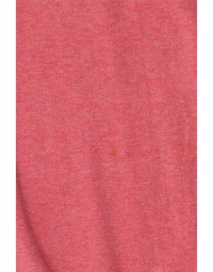 Marks & Spencer Herre Regular Fit V-hals sweater Medium Pink Bomuld