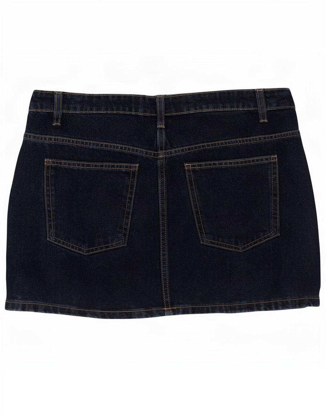 Zara Dame Mini Denim Nederdel Medium W28 Marineblå Bomuld