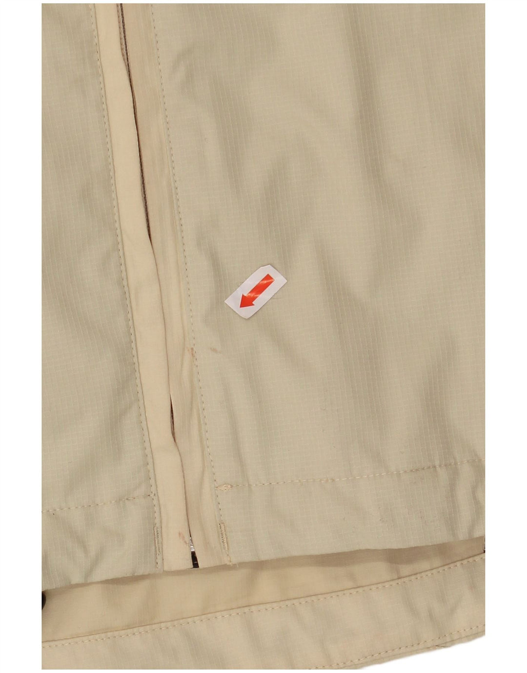 JACK WOLFSKIN Oversized regnjakke til kvinder UK 10 Small Beige Colourblock