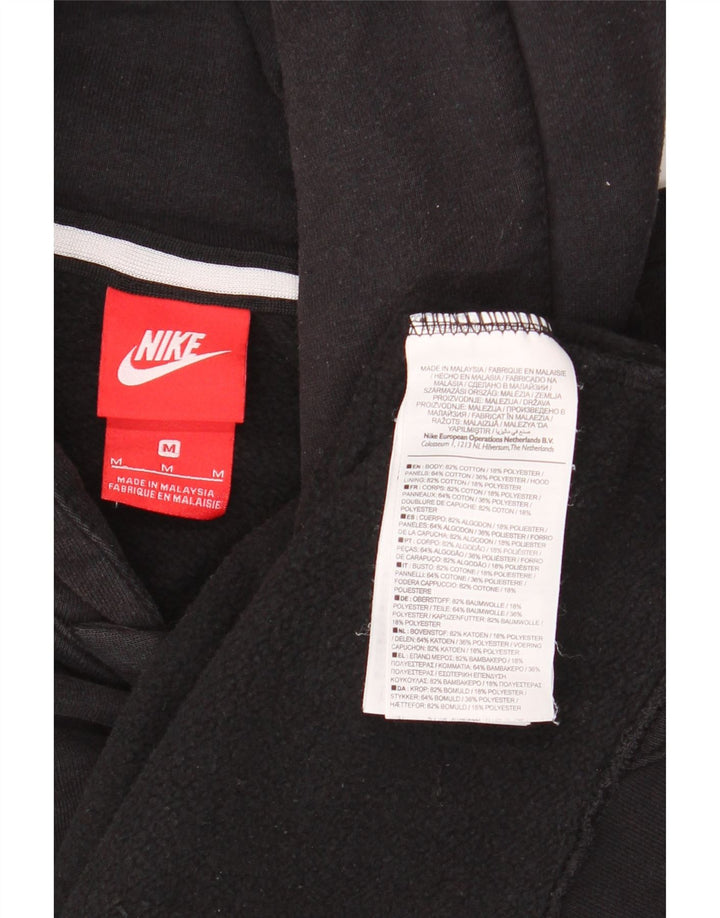 Nike grafisk hættetrøje til mænd Medium Sort Colourblock Bomuld