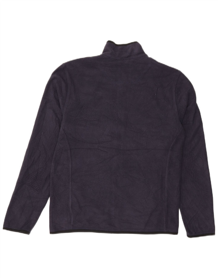 Marks & Spencer Fleecejakke til mænd UK 36 Small Navy Blue