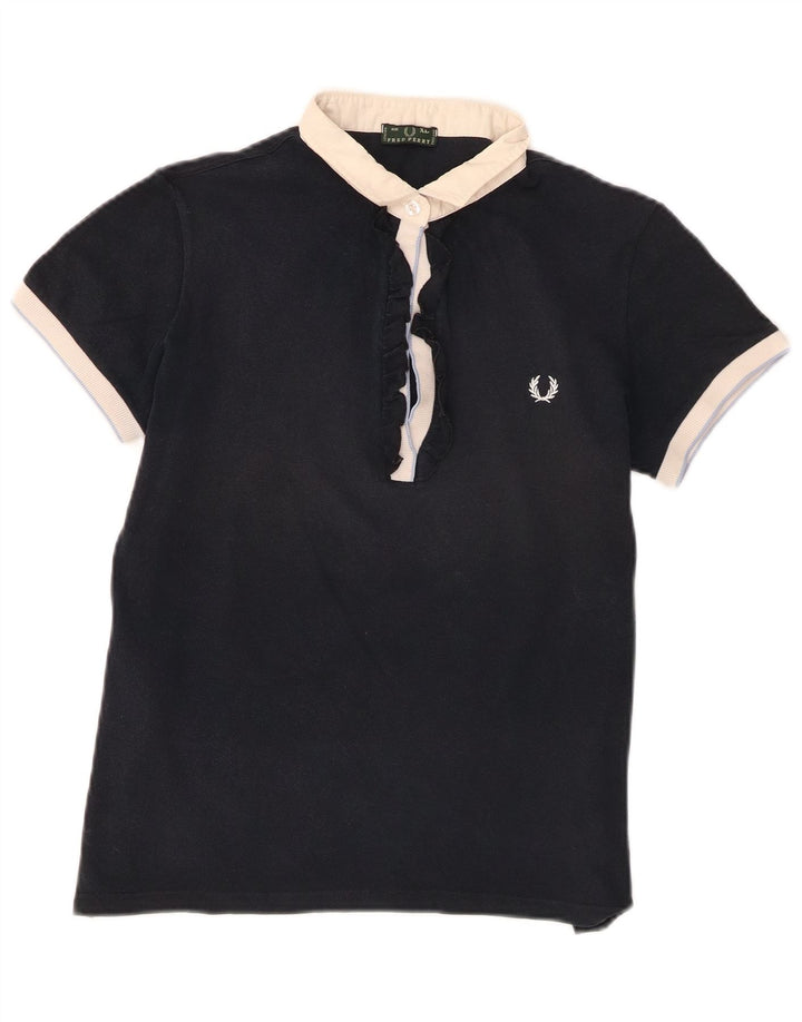 Fred Perry dame poloshirt XL marineblå bomuld