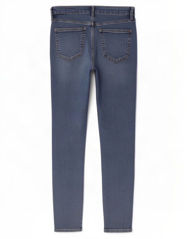 Topshop Dame Jamie Skinny Jeans W28 L27 Blå Bomuld