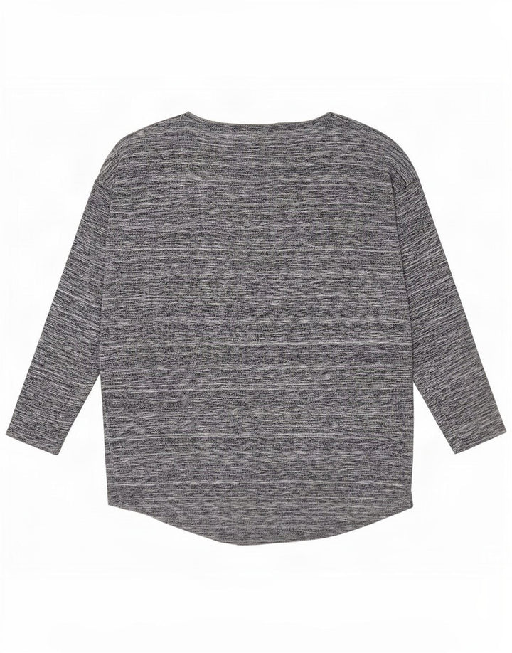 Phase Eight Dame Top Langærmet UK 12 Medium Grey Flecked Viscose