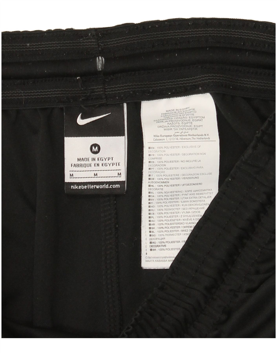 Nike Sportshorts til mænd, medium sort polyester