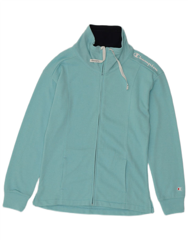 Champion Womens Grafisk træningsdragt Topjakke UK 16 Large Blue