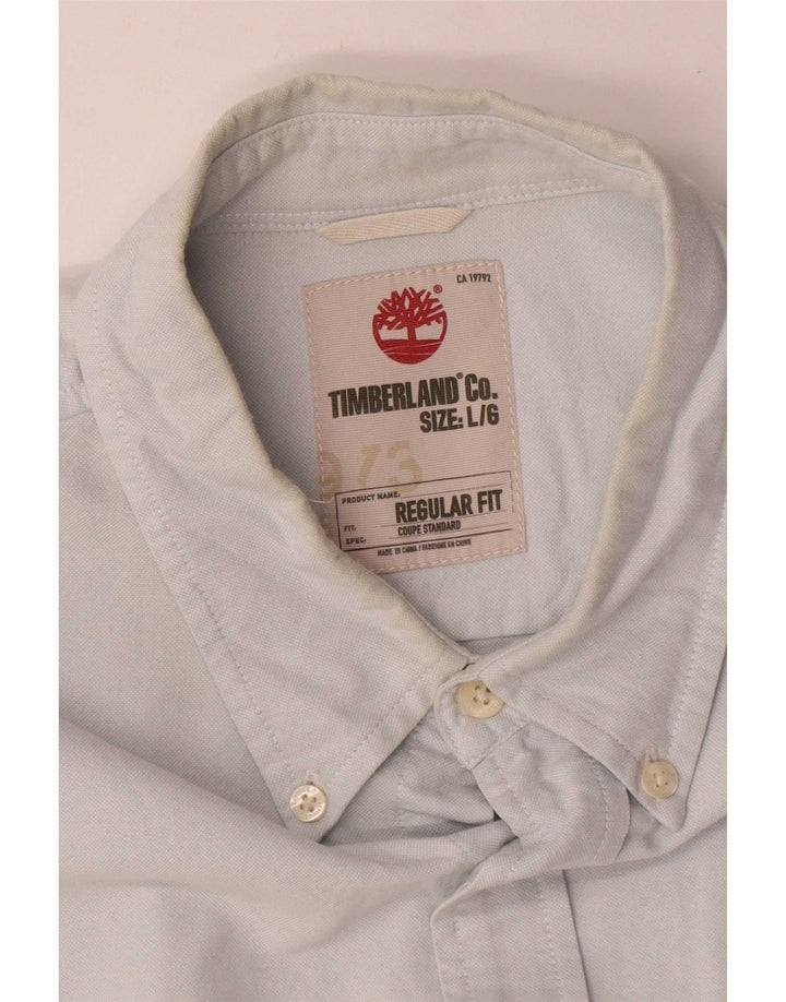 Timberland Herre Regular Fit skjorte Stor blå bomuld