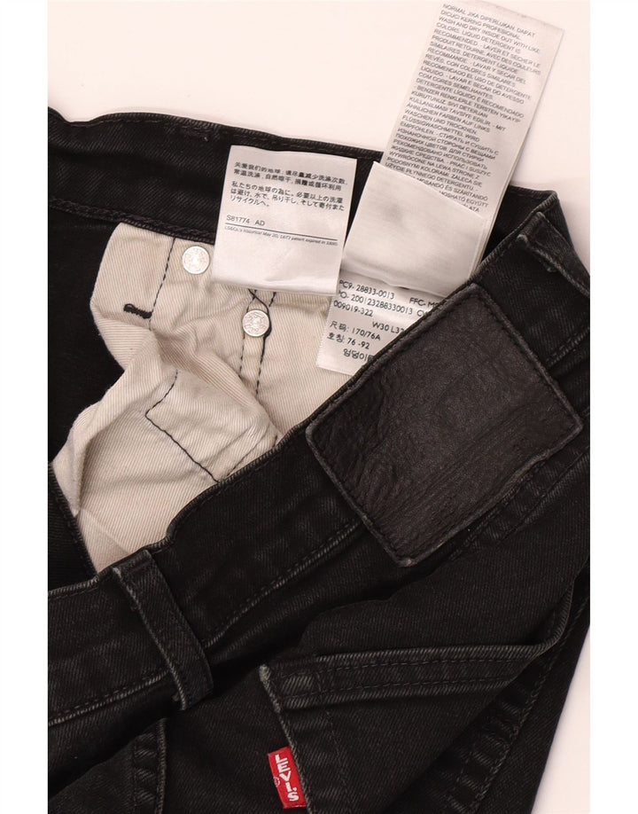 Levi's Skinny Jeans til mænd W30 L32 sort bomuld