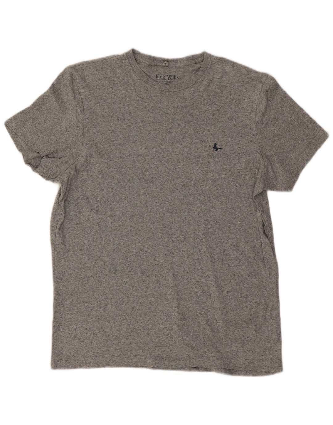 Jack Wills Herre Classic Fit T-shirt Top mellemgrå bomuld
