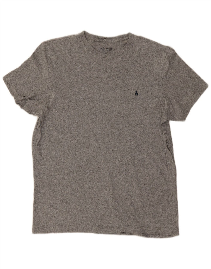 Jack Wills Herre Classic Fit T-shirt Top mellemgrå bomuld